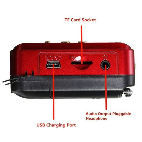 Mini Radio Portable K11 numérique FM, USB, TF, lecteur MP3, haut-parleur, fournitures ► Photo 1/6