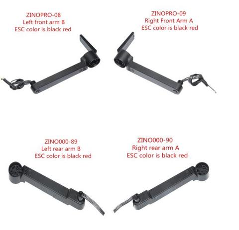 Hubsan – pièces de rechange pour Drone Quadcopter H117S Zino PRO RC, bras avant et arrière ESC, zinopro-08, zinopro-09, zino000-89, zino000-90 ► Photo 1/6