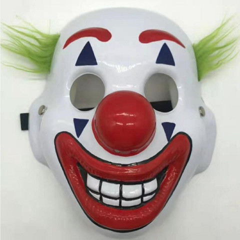 Masque Cosplay du film Joker, masque de Clown, masques effrayants d'halloween ► Photo 1/3