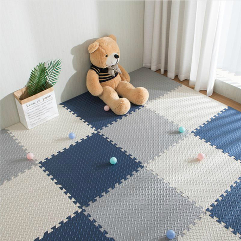 18 pièces de tapis de puzzle de jeu en mousse EVA pour bébé pour enfants tapis de sol et tapis pour enfants ► Photo 1/4