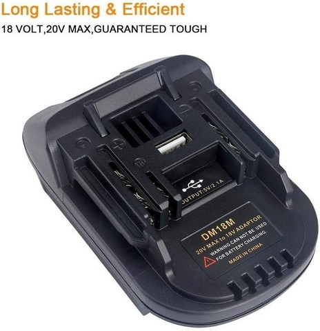 Adaptateur de batterie adaptateur de chargeur de batterie Lithium-ion convertir des outils pour Milwaukee pour Makita Bl1830 pour batterie Nickel Volt ► Photo 1/6