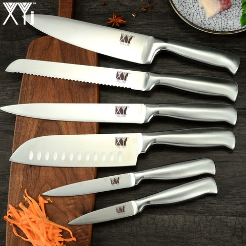 XYj couteau de cuisine en acier inoxydable, ustensile de cuisine Simple, léger et confortable, poignée de cuisine, affûteur de Bar, 3.5 