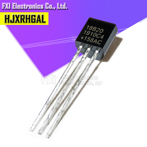 2 pcs DS18B20 18B20 18S20 À-92 IC PUCE Thermomètre Transistor nouveau capteur d'origine ► Photo 1/2