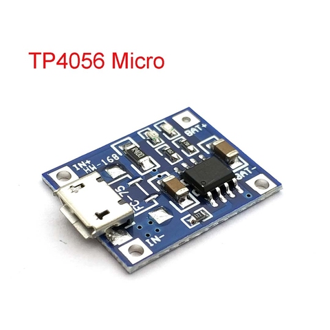 Carte de charge de batterie, MICRO Port Mike USB Lipo, TP4056 1A, Module de chargeur de batterie au lithium, bricolage ► Photo 1/5