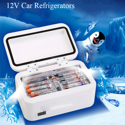 Portable insuline stockage sac isotherme diabétique insuline glacière température constante réfrigérateur Mini réfrigérateur glacière ► Photo 1/6