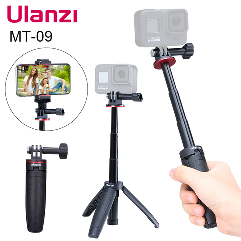 Ulanzi – trépied MT-09 extensible Vlog Gopro, Mini trépied Portable pour Gopro Hero 9 8 7 6 5 Black Session Osmo caméra d'action ► Photo 1/6