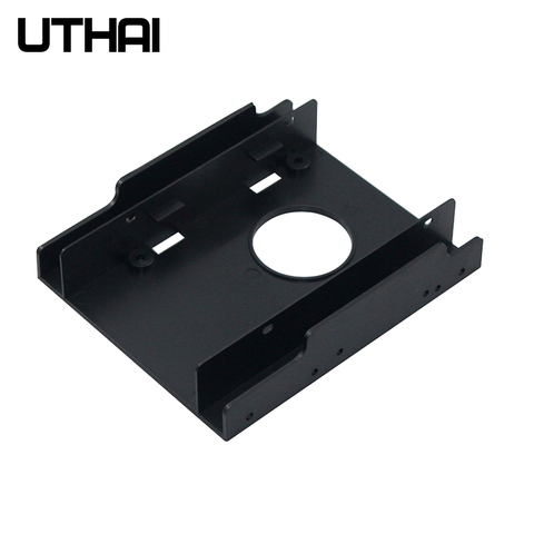 UTHAI G19 Double couche 2.5 pouces à 3.5 pouces support en plastique support de disque dur ordinateur portable mécanique SSD adaptateur à semi-conducteurs ► Photo 1/5