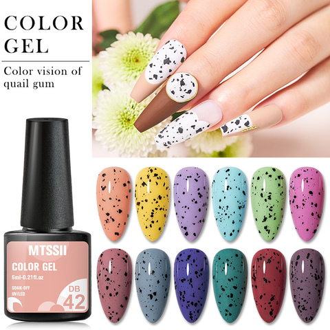 Mtssii 6ml Vernis À Ongles Coquille D'oeuf Gel Vernis À Ongles Gel Transparent Tremper Off Nail Art Gel UV LED Vernis Avec N'importe Quelle Couleur De Couche De Finition ► Photo 1/6