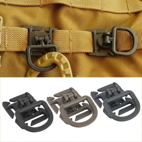 Sangle à clip en D pour sac à dos de montagne, sangle molle d'extérieur, sangle de fixation pivotante, randonnée de camp, escalade de brousse ► Photo 1/1