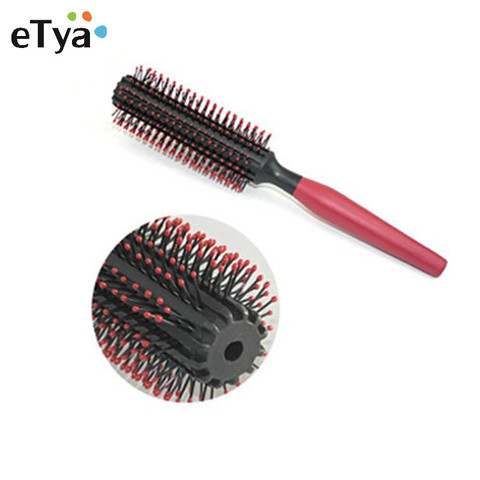 Nouvelle Spirale Professionnel en plastique Brosse Ronde Toupet Rouleau Cheveux Bouclés Peigne Coiffure Masseur Brosse À Cheveux la Coiffure Salon ► Photo 1/6