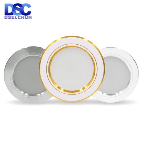 Spot lumineux Led circulaire encastrable pour le plafond, éclairage d'intérieur, 5/9/12W, 15/18W, 220v ► Photo 1/6