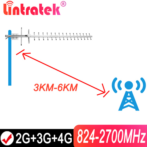 Répéteur de signal 8/5 DCS 4G 1800 WCDMA 3G 2100 GSM 2G 900 AWS B4 1700 pièces B2, 18/9/1900 unités, antenne à ventouse pour voiture ou maison ► Photo 1/6