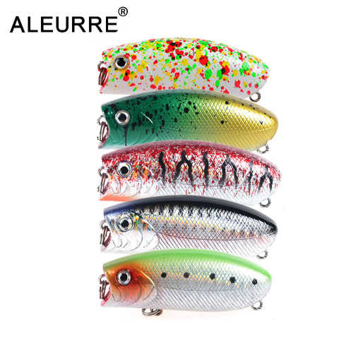 Fate-leurre Popper pour la pêche en surface, appât artificiel, appât artificiel, Wobbler, Minnow Popper, 5.5cm, 10g ► Photo 1/6