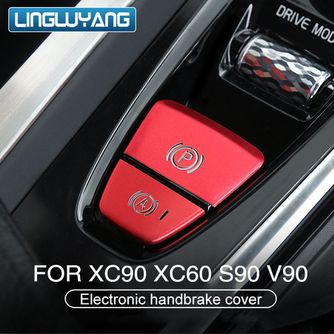 Frein à main électronique pour Volvo 2022 19 2022 XC60, bouton de lumière P, sequin 2016-2022 s90 v90, autocollant 2015-2022 xc90 2022 s60 v60 ► Photo 1/6