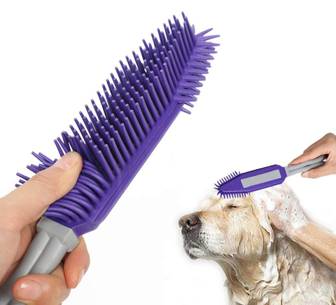 Brosse pour animaux de compagnie chien chat cheveux fourrure toilettage et enlever brosse caoutchouc TPR sur voiture et Auto meubles literie tapis couvertures vêtements nettoyage ► Photo 1/6