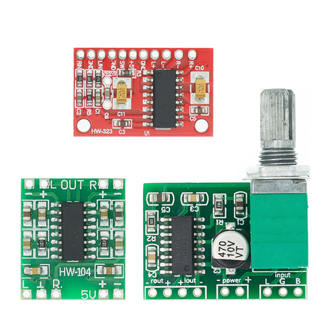 Carte d'amplificateur de puissance numérique Super mini, 1 pièce, carte d'amplificateur de puissance miniature de classe D 2*3 W haute 2.5-5V USB ► Photo 1/6