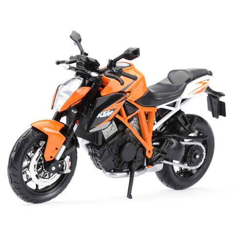 Maisto 1:12 KTM-1290 Super Duke R Orange moulé sous pression véhicules à collectionner loisirs moto modèle jouets ► Photo 1/6