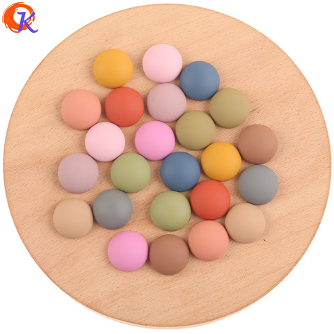 Cordial Design – perles acryliques 18x18mm, 200 pièces, accessoires de bijoux, effet mat, forme ronde, fait à la main, boucles d'oreilles, bricolage ► Photo 1/6
