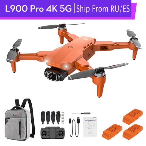 GPS L900 PRO 4K RC Drone avec caméra Dron 2 axes FPV 5G quadrirotor moteur sans brosse 1.2KM 28min vol professionnel hélicoptère RC ► Photo 1/1