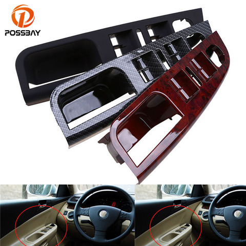 POSSBAY 1 PC voiture porte intérieure pièces pour VW Golf 5 maître porte fenêtre interrupteur panneau de commande garniture lunette 1K4868049C voiture style ► Photo 1/6