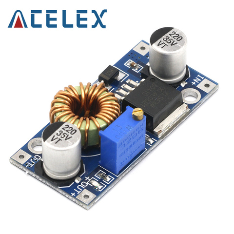 XL4005 DSN5000 au-delà de LM2596 DC-DC abaisseur réglable 5A 75W module d'alimentation grande puissance de courant ► Photo 1/5