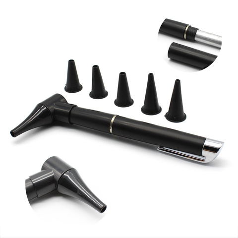 Otoscope professionnel ophtalmoscope, loupe d'oreille, stylo de Diagnostic médical, lampe de poche clinique, lumière LED, outils de soins des yeux ► Photo 1/6