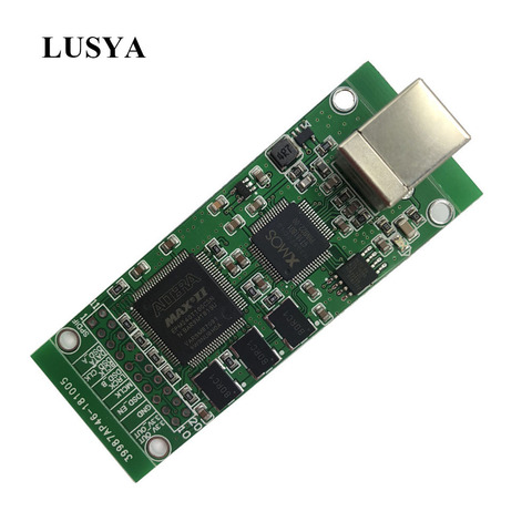 Lusya cristal mise à niveau XMOS + CPLD U208 DAC carte USB Interface numérique I2S DSD approprié AK4497 ES9018/28/38 décodeur E3-006 ► Photo 1/6