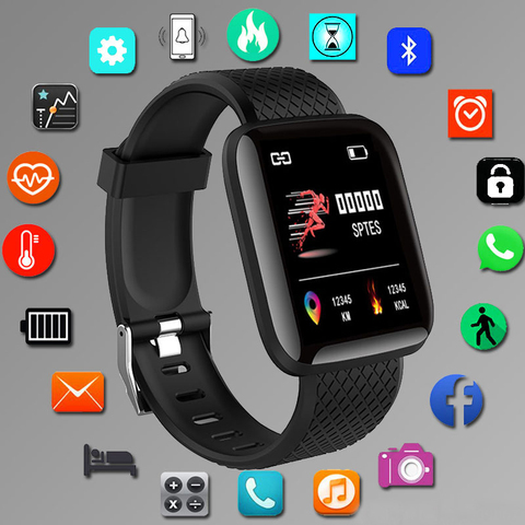 Montre de sport intelligente numérique hommes montres led numérique montre-bracelet électronique Bluetooth fitness montre-bracelet femmes enfants heures hodinky ► Photo 1/6