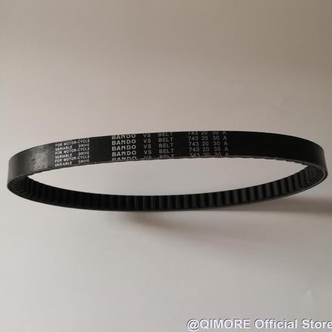 Ceinture de transmission CVT Bando 743 20 30 pour moteur de Scooter, ATV QUAD 152QMI 157QMJ GY6 125 GY6 150 cc ► Photo 1/3