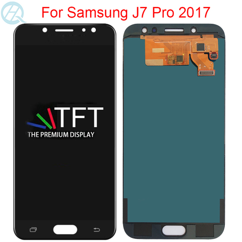 Nouvel écran TFT pour Samsung Galaxy J7 Pro 2017 J730F J730G J730M LCD avec cadre écran tactile numériseur assemblée ► Photo 1/6