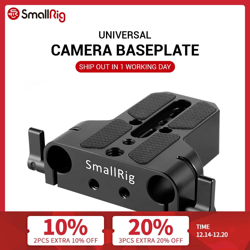 SmallRig Universal Profil Bas Dslr Caméra Plaque De Base avec 15mm Tige Rail Pince Tels que les pour Sony Fs7, pour Sony A7 Série 1674 ► Photo 1/6