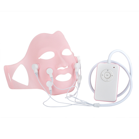 Masque facial de thérapie photonique, doux, avec contrôleur Acupoint et vibrations, Anti-rides, accessoire de soins de la peau coréen, lumière LED rouge ► Photo 1/6