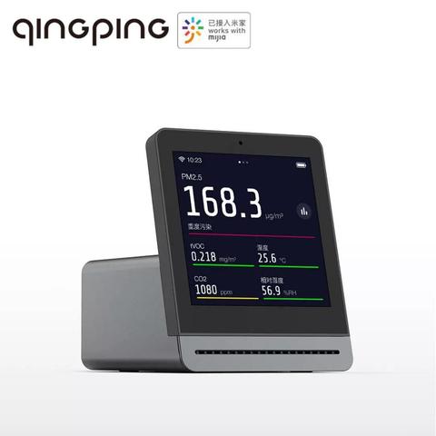 Qingping détecteur d'air rétine tactile IPS écran Pm2.5 moniteur d'air intelligent Mijia APP contrôle opération tactile Mobile ► Photo 1/6