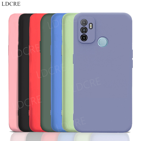 Pour OPPO A53 housse pour OPPO A53 housse Silicone souple étui de protection OPPO A53 A92 A52 A72 Realme 6 XT C3 X50 Reno4 housse ► Photo 1/6