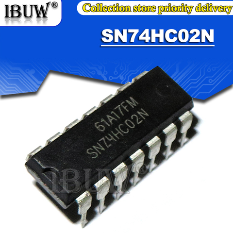 Circuit intégré DIP, 10 pièces, SN74HC02N DIP14 74HC02N SN74HC02 ► Photo 1/1