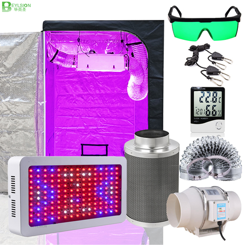 BEYLSION-chambre de culture hydroponique avec système d'éclairage Led, Kit complet, chambre de culture hydroponique avec filtre au carbone et ventilateur ► Photo 1/6