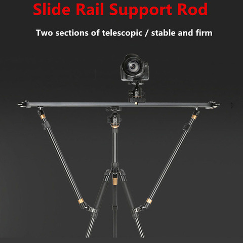 Caméra vidéo curseur Rail Support tige pour curseur Dolly Rail piste photographie DSLR caméra stabilisateur système trépied accessoires ► Photo 1/6
