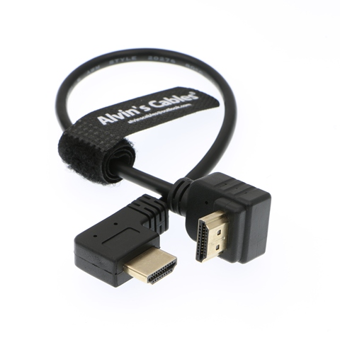 Alvin – câbles Z CAM E2 en forme de L 2.0 HDMI, pour moniteur Portkeys BM5, 90 degrés à Angle droit vers le bas ► Photo 1/6