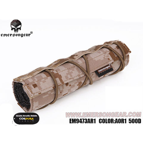 Emersongear Emerson suppresseur chasse accessoires 18CM Mirage chaleur couverture bouclier manchon silencieux silencieux cache dégagement rapide ► Photo 1/6