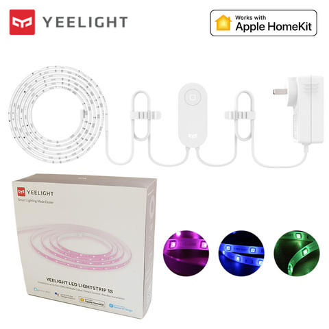 Yeelight LED Lightstrip 1S YLDD05YL 2 mètres rvb contrôle intelligent lumière décor 110V 220V Wifi travail avec Apple Homekit Google Mi accueil ► Photo 1/6