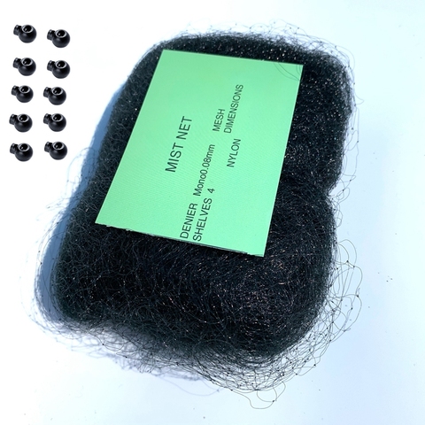 Monofilament en Nylon de haute qualité 9x2.4m, trou de 0.08mm 15mm, vergers, fruits, agriculture d'oiseaux, chauve-souris, filet de Capture de brouillard ► Photo 1/1