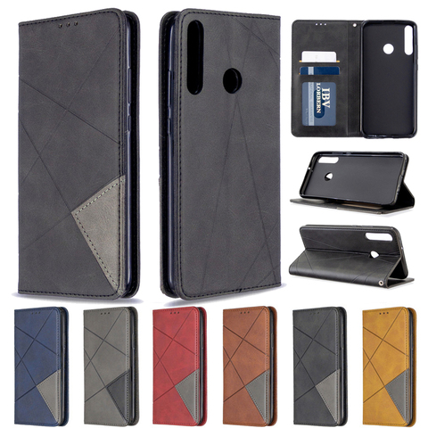 Huawei P40 Lite E étui magnétique étui à rabat pour Fundas Huawei P 40 Lite P40 Pro P40lite E P30 P20 Lite housse en cuir Coque ► Photo 1/6