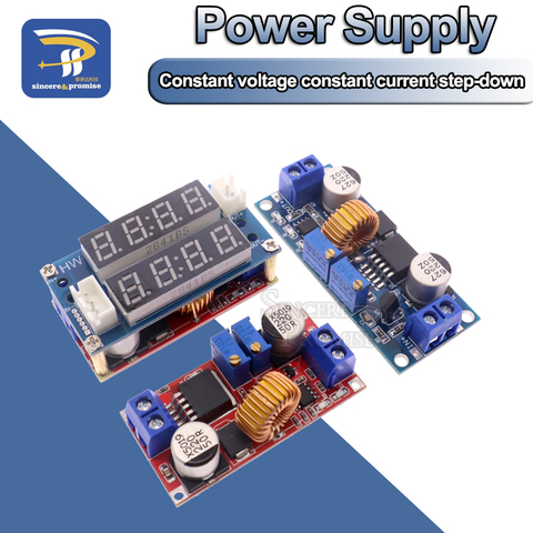 2 en 1 XL4015 5A 75W puissance réglable CC/CV Module de Charge abaisseur LED pilote voltmètre ampèremètre tension de courant constante ► Photo 1/6