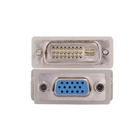 1pc DVI D mâle vers VGA femelle prise adaptateur convertisseur VGA vers DVI/24 + 1 broche mâle vers VGA femelle adaptateur convertisseur ► Photo 1/6