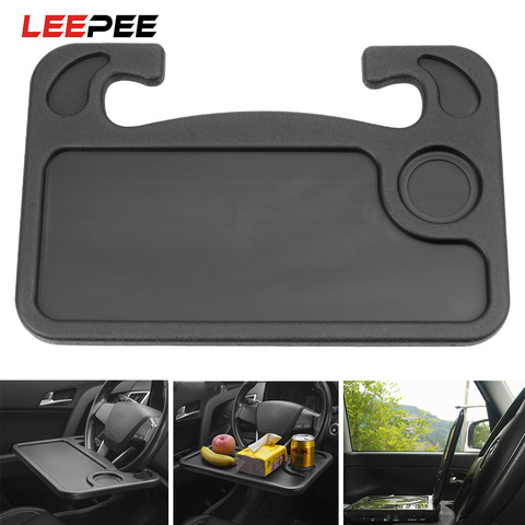 LEEPEE ordinateur Portable voiture bureau support de montage volant travail alimentaire plateau Auto accessoires ► Photo 1/6