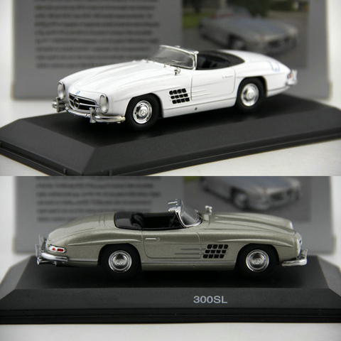 300 SL voiture modèle jouet 1:43 échelle classique Vintage alliage moulé sous pression modèle voiture moulé sous pression en métal jouets cadeau d'anniversaire pour enfants garçon ► Photo 1/6