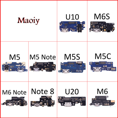 Station de charge USB de haute qualité, carte de Port avec câble flexible de Microphone pour Meizu U20 U10 M6 M6S M5 M5C M5S Note 8 ► Photo 1/1