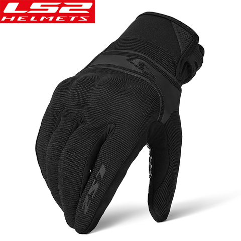 Gants de protection anti-chute LS2 pour Moto, Guantes respirantes, confortables, pour écran tactile, certification CE ► Photo 1/5