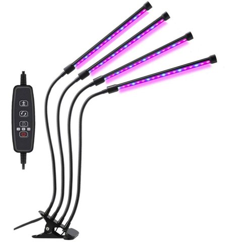 2022 nouveau 2/3/4 tubes LED grandir lumière réglable USB Phyto lampe pour intérieur légume fleur semis améliorer la santé de la plante ► Photo 1/6