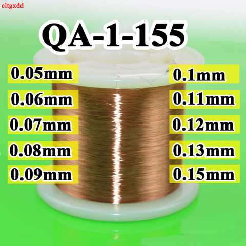 Bobine magnétique de fil d'aimant de fil de cuivre émaillé par polyuréthane de 0.05-0.15mm pour faire la QA-1-155 de fil de cuivre de moteur d'électro-aimant ► Photo 1/6